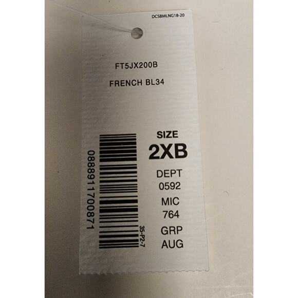 Cremieux Loungewear Blue Crewneck Stretch Short Sleeve T-Shirt 2XB - Picture 7 of 8